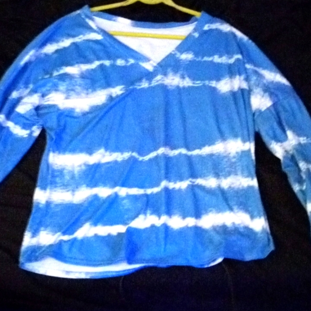 Blue and White Tie Dye